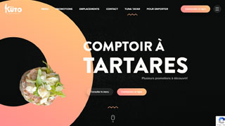 طراحی سایت رستوران kuto در کانادا