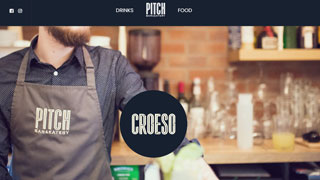 نمونه طراحی سایت ساده رستوران pitchcardiff